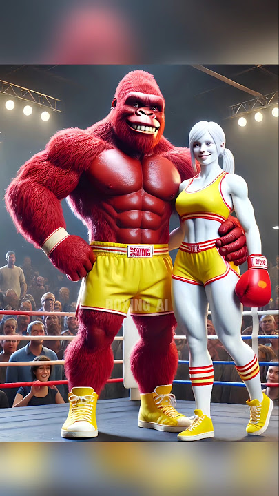 King Kong 🆚 Bear💥🔥 Revenge Of King Kong 😱😱#catlover #viralvideo #shorts #trending #boxingai #viral