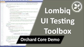 Lombiq UI Testing Toolbox - Orchard Core Demo