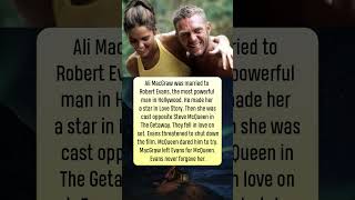 💔 STEVE MCQUEEN, ALI MACGRAW, ROBERT EVANS: THE AFFAIR THAT COST A STUDIO HEAD HIS WIFE Profile