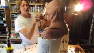Making A Batman Cowl Part 3.  Presented By Artsee1.com