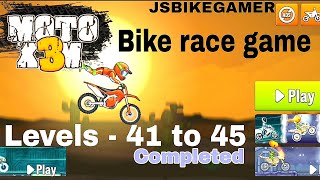 Moto X3M bike race games #gameplay and level - 41 to 45 finished watch now. screenshot 3