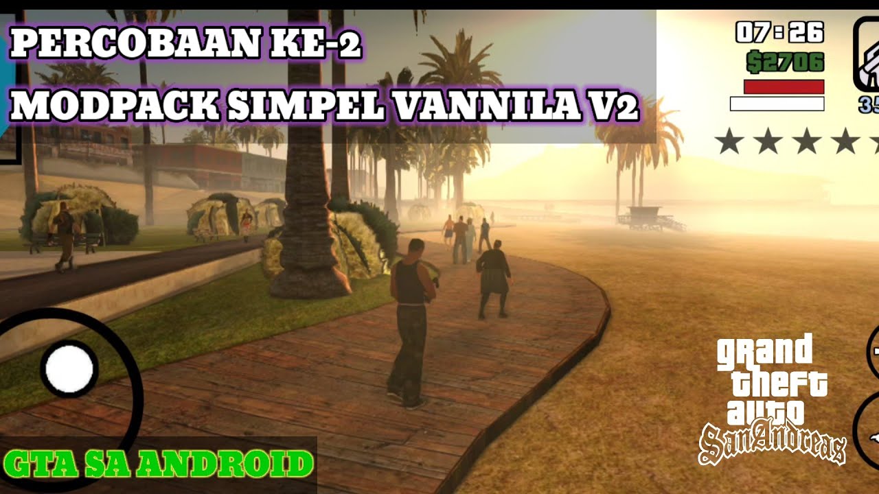 TEST •MODPACK SIMPEL VANNILA V2 dengan SaDox|| GTA SA ANDROID 🔥 - YouTube