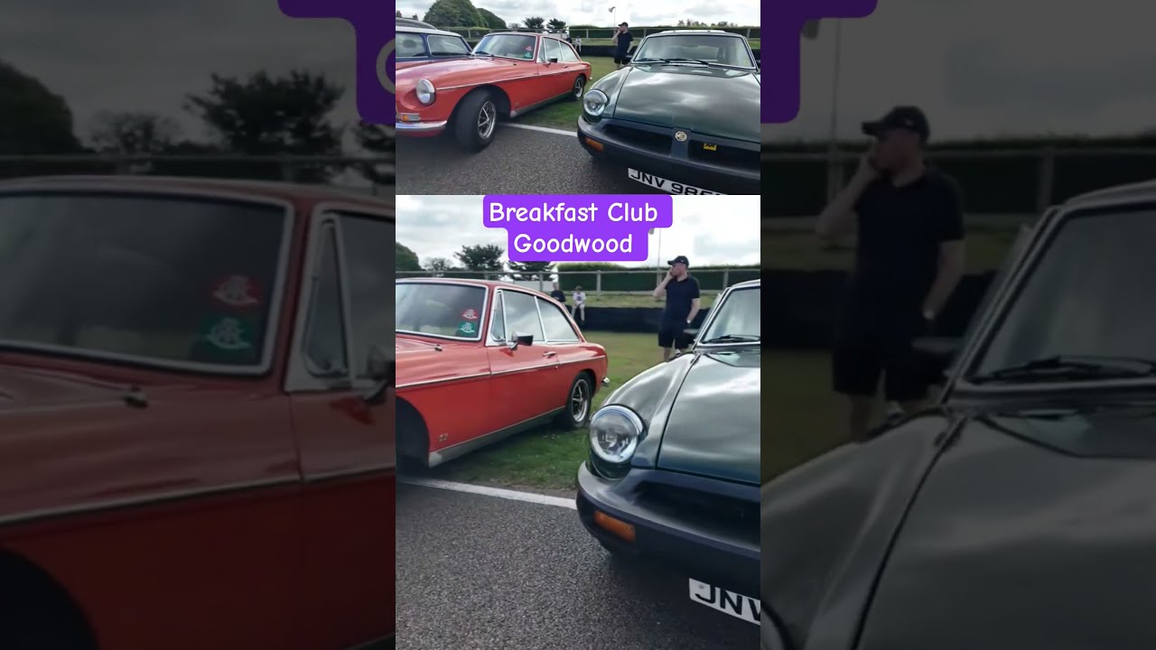 Cars At Breakfast Club Goodwood Car Carshorts