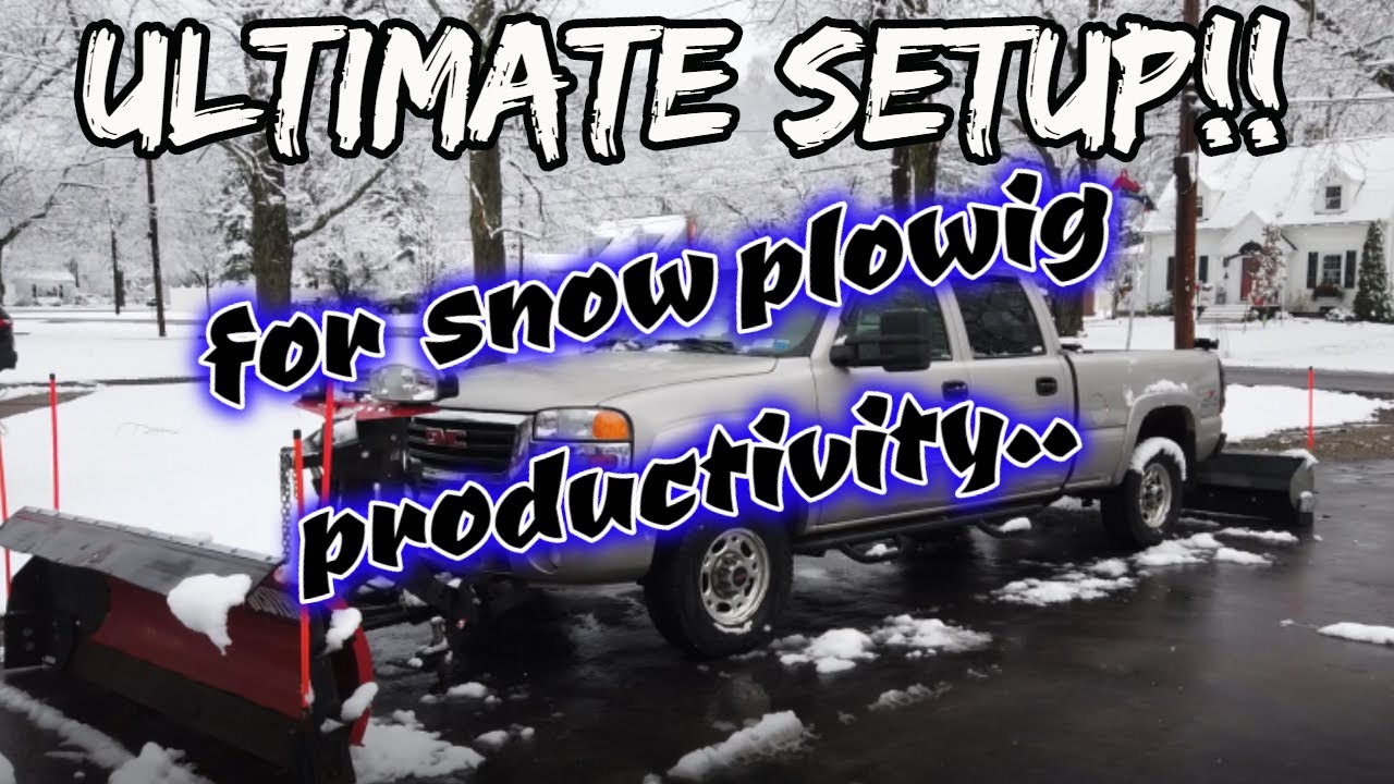 Snow Plowing Setup 2020/21 - YouTube