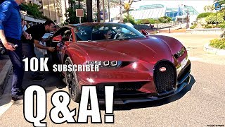 My First Q&A in Monaco | Thanks For 10,000 Subscribers! [#LKQnA] by LKCars 6,231 views 6 years ago 13 minutes, 12 seconds