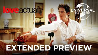 Love Actually | A Party at No. 10 Downing Street (Hugh Grant) | Extended Preview