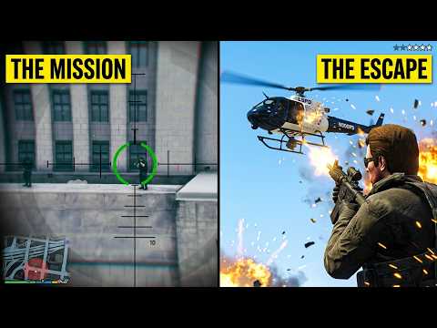 GTA 5 - Los Santos Mayor Assassination + Ten Star Escape