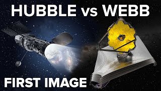 Hubble vs Webb First Image Comparison