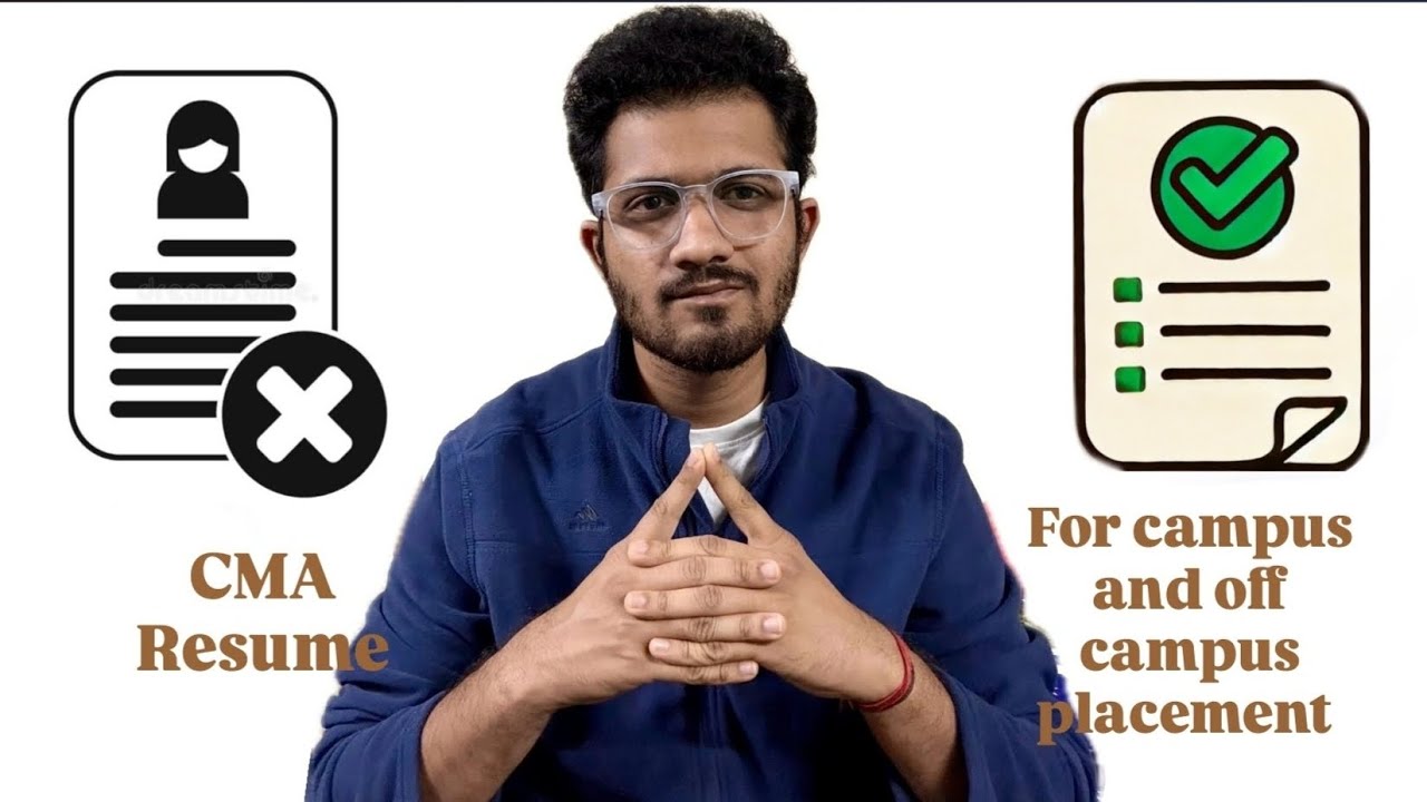 How to prepare a Resume | CMA | Campus Placement