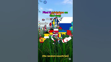 Try to find 5 mistakes on the map if you can