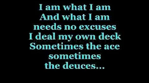 I AM WHAT I AM (Lyrics) - GLORIA GAYNOR