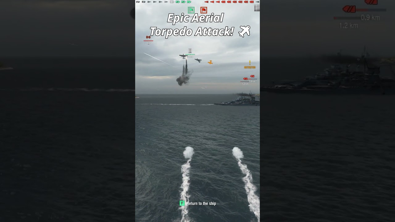 Epic Aerial Torpedo Attack! ✈️💣⚓