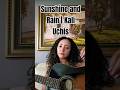 Playing Sunshine and Rain while it rains outside ☔️🌧 #kaliuchis#short#guitar#practice