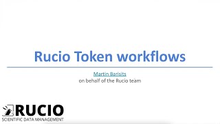 Full Rucio, FTS, and Bearer Tokens Update