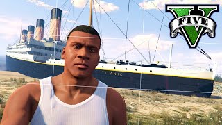 ENCONTREI o TITANIC GIGANTE no GTA 5 !