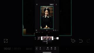 ~ How to Use AI Painting Feature on CapCut Mobile: Turn Yourself into a Gothic Doll! screenshot 5