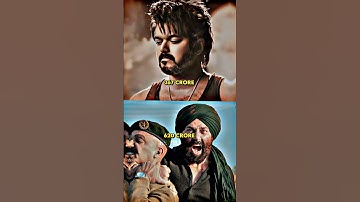 LEO VS GADAR 2 BOX OFFICE COLLECTION 🥵#viral #shorts #leo #vijay #gadar2