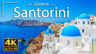 Santorini Greece 4K Video Ultra HD | Cinematic Travel Video | Santorini 4K