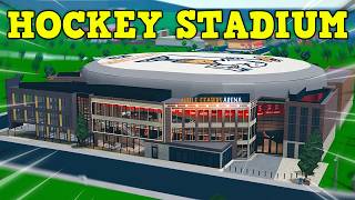 I Built A HOCKEY STADIUM In Bloxburg!