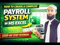 How to Create a Payroll Project in MS Excel | Step-by-Step Tutorial