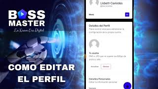 Como Editar El Perfil Bossmaster