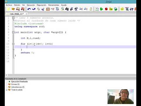 Uso de la sentencia for en C++ - YouTube