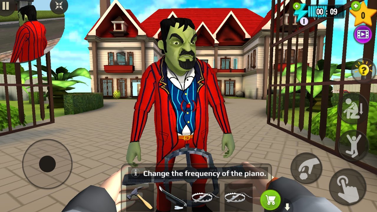 Scary Stranger 3D - Funny Video Troll Neighbor - Gameplay Walkthrough Part 10 (IOS,Android)