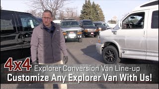 4x4 Conversion Van Inventory | Quigley 4x4 | GMC Savana Explorer Conversion Vans | Custom | Off Road