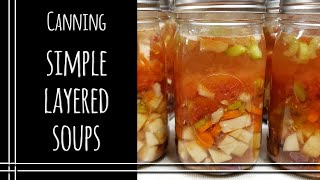 Canning Layered Soups  Raw Packed