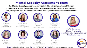 Mental Capacity Assessor and Best Interest Assessor.