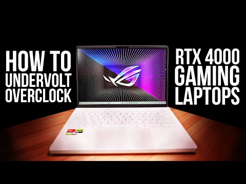 Undervolting And Overclocking Guide For RTX 4000 Gaming Laptops! Better Temps, Fan Noise, And Perf