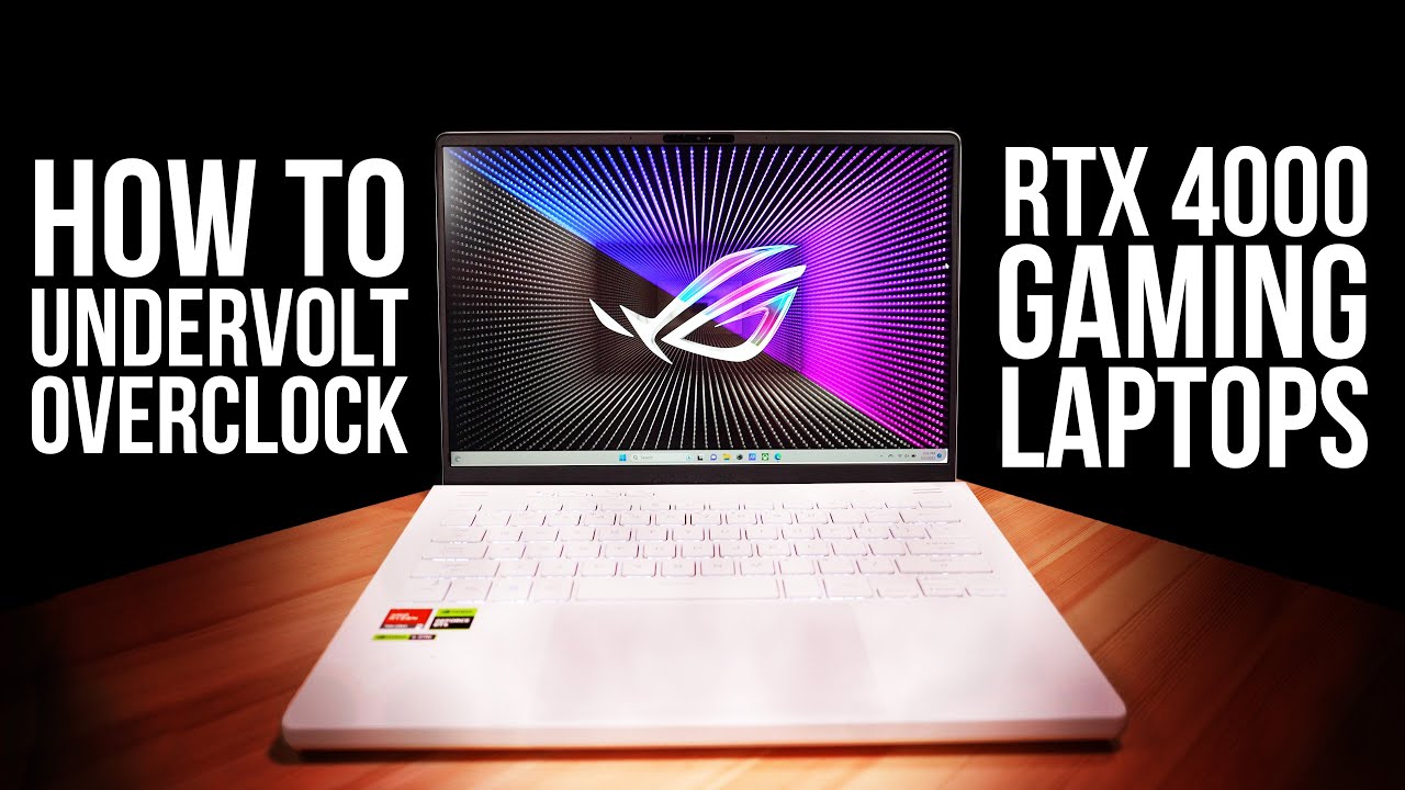 Undervolting and Overclocking Guide for RTX 4000 Gaming Laptops! Better