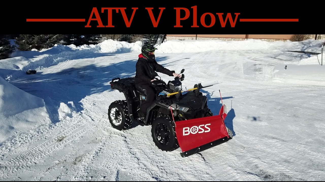 Boss ATV V Plow 