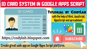 Generate bulk id cards apps script sheet