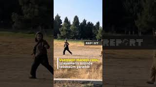 Uşaqların Maraqlı Rəqsi Izləyənlərin Üzündə Təbəssüm Yaradıb