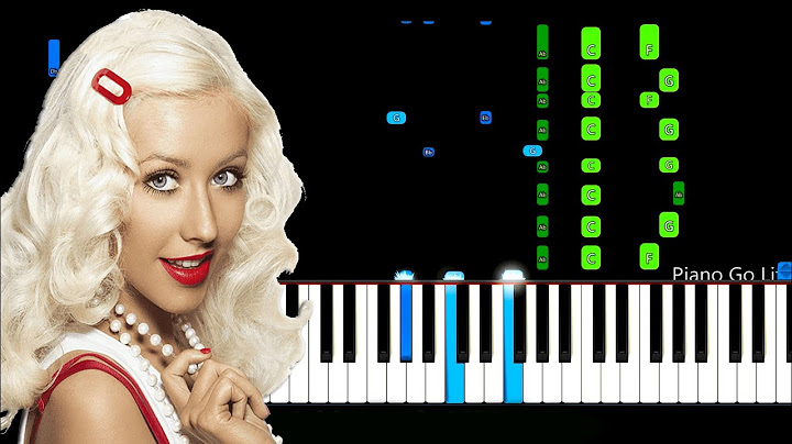 Genie in a Bottle Piano version - Piano performance video thumbnail