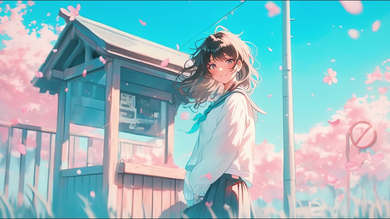 흩날리는 벚꽃 아래서 듣기 좋은 청량한 노래 🎧 연분홍 꽃잎이 그리는 궤적