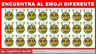 Prueba QUÉ TAN BUENOS SON TUS OJOS para ENCONTRAR EL EMOJI DIFERENTE #7