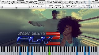 Zivert x NILETTO - Fly 2 (на пианино + ноты и midi)