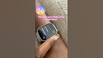 The Notes app is finally on the Apple Watch… Will you be using it? 👀 #apple #wwdc2025 #shorts ￼