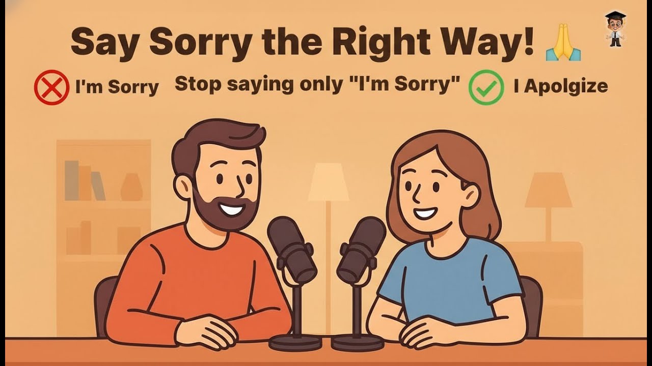 ow to Apologize & Forgive in English | English Speaking Practice for Beginners