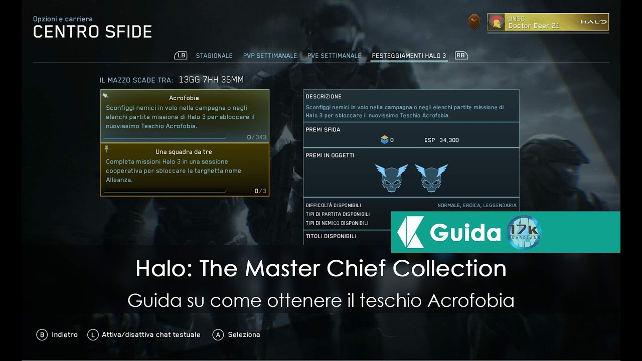 Halo: The Master Chief Collection - Guida su come ottenere il teschio Acrofobia