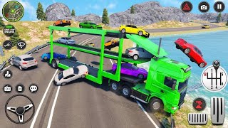 Offroad Car Transporter Truck Driving 3D - Cargo Trailer Truck Parking Simulator - Android GamePlay screenshot 3