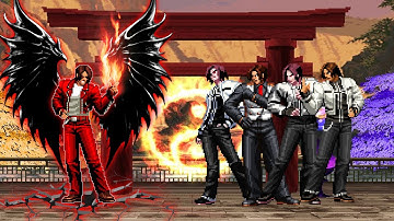 [KOF MUGEN] Clone 30 Vs Kyo Kusanagi Team