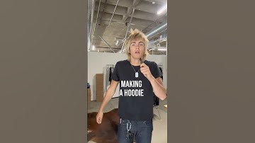 Process of sewing a hoodie #sew #sewing #fashion #design