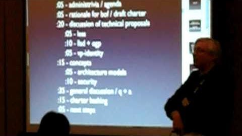 IETF San Fran 2009 Gaming BOF