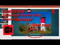 Create photo slideshow movie (.mp4) with filenames displayed - using PowerPoint.