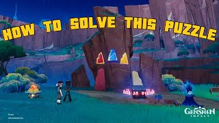 How To Solve This Puzzle - Missing Colored Stone Pillar, Graffiti Stone