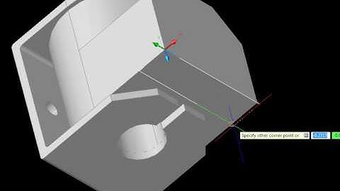 Solenoid Valve Modeled in AutoCAD 2010.