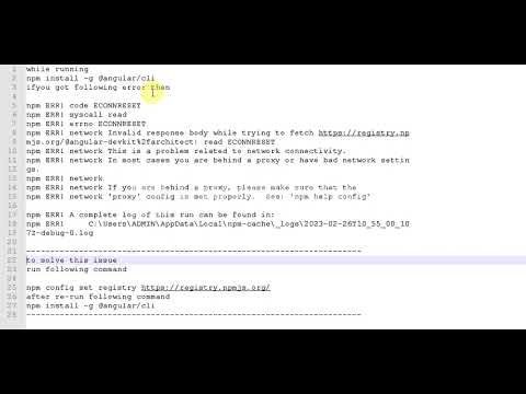 npm ERR! code ECONNRESETnpm ERR! syscall readnpm ERR! errno ECONNRESET